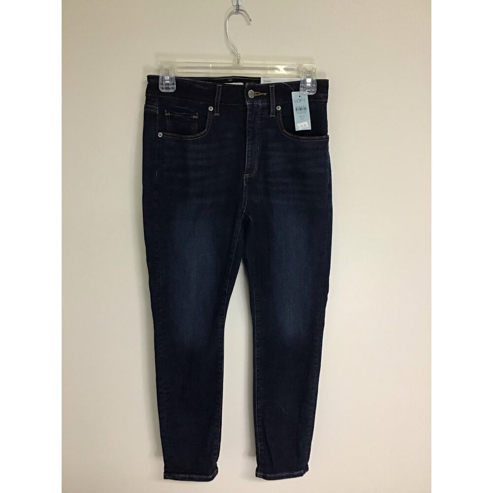 Loft Mid-Rise Curvy Petite Skinny Jeans Women's Size‎ 26